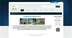 Desktop Screenshot of alleganycountyhousingauthority.com